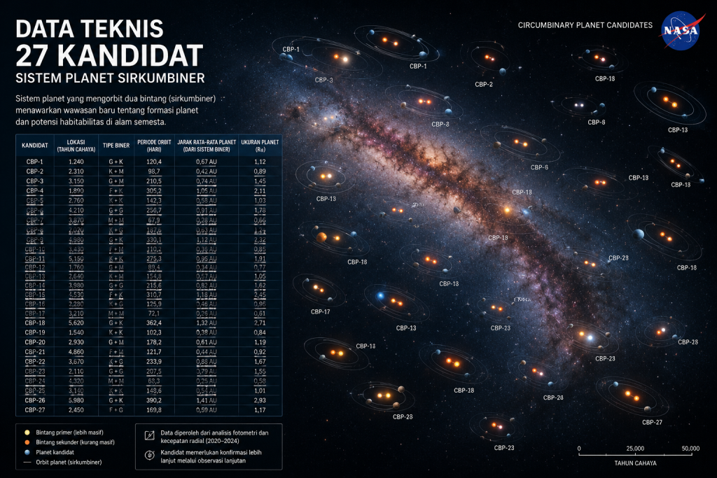 27 Planet Kandidat Mirip Tatooine Star Wars Ditemukan via Data NASA TESS