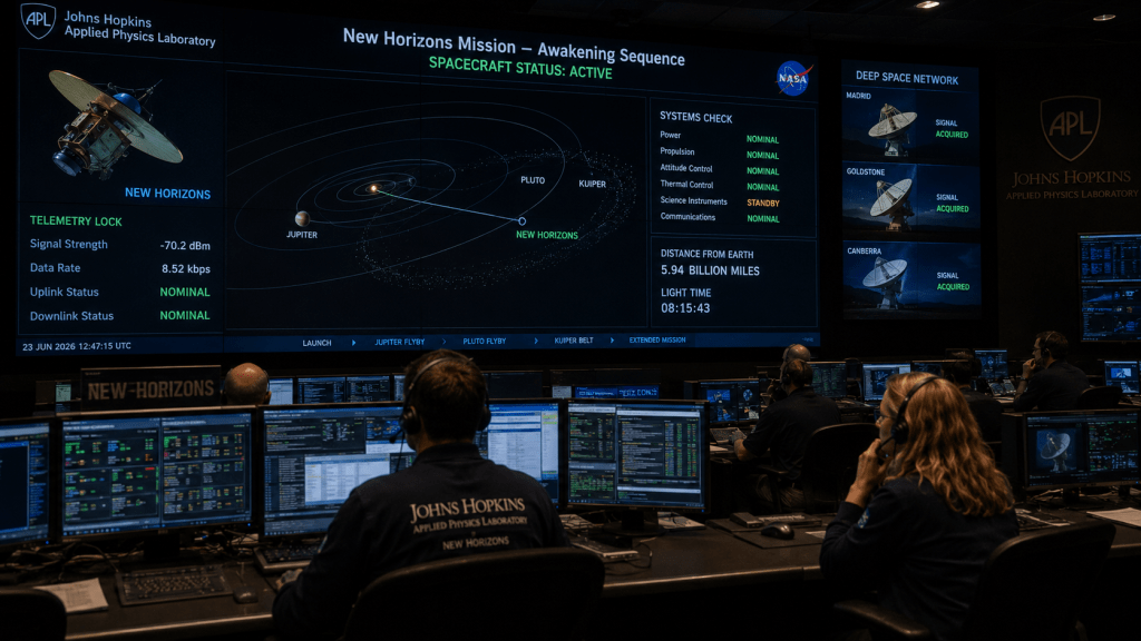 Pesawat NASA New Horizons Bangun Usai Hibernasi 6 Miliar Mil ke Pluto